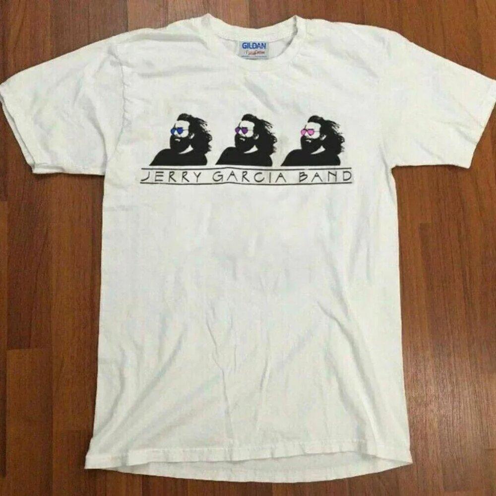 1991 Jerry Garcia Band Triple  T-Shirt Classic Rock Unisex Tee